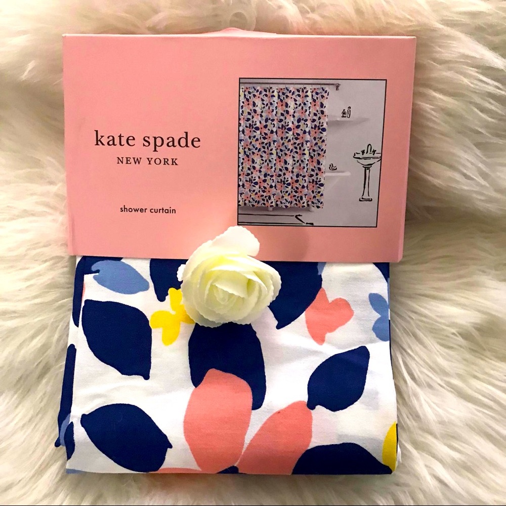 Kate Spade Multicolor Floral Shower Curtain